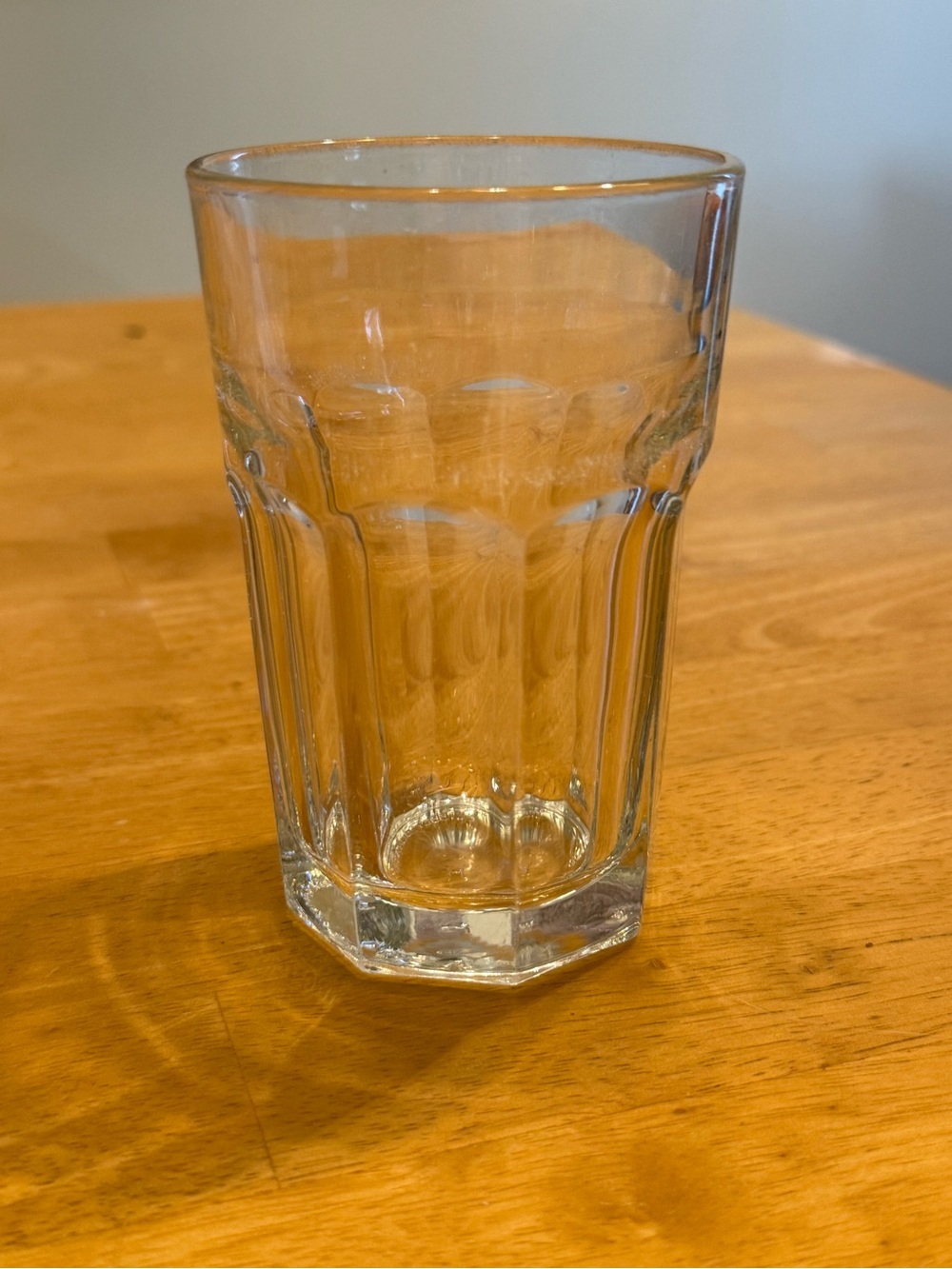Libbey Gibraltar DuraTuff Glass heavy paneled tumbler glass 6” H 3”R